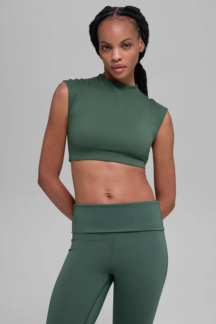 Blusa Softsculpt Capped Out Manga Curta