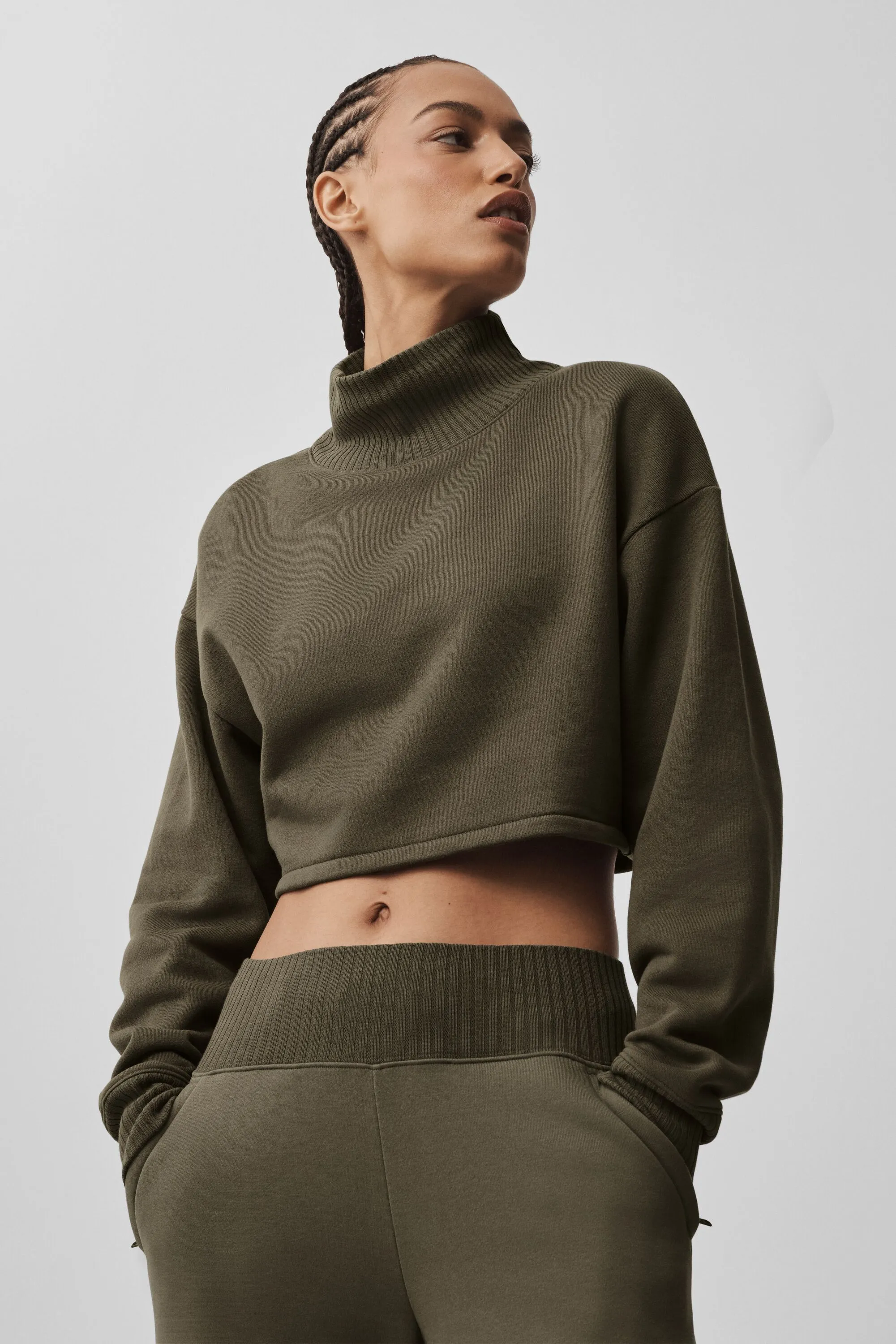Casaco Cropped Serenity Coverup