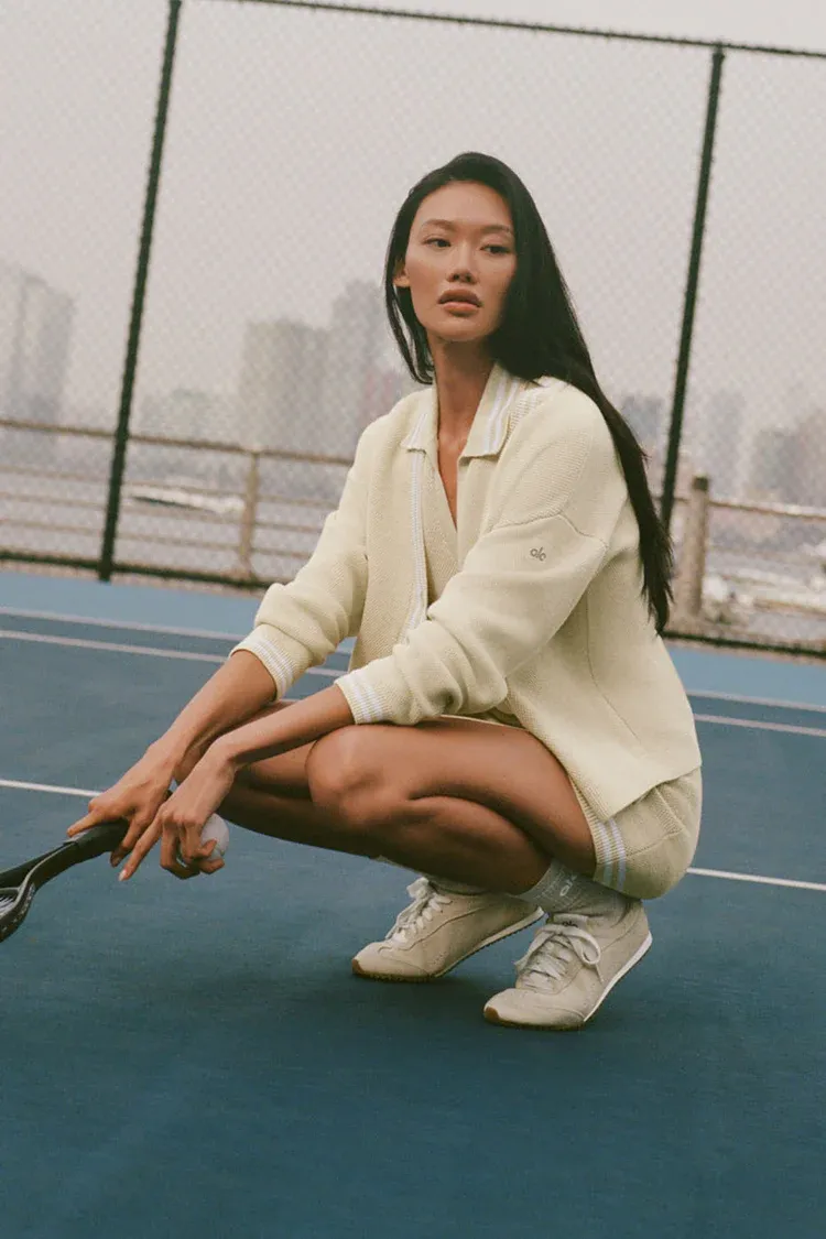 Cardigan Tennis Club Sweater Knit