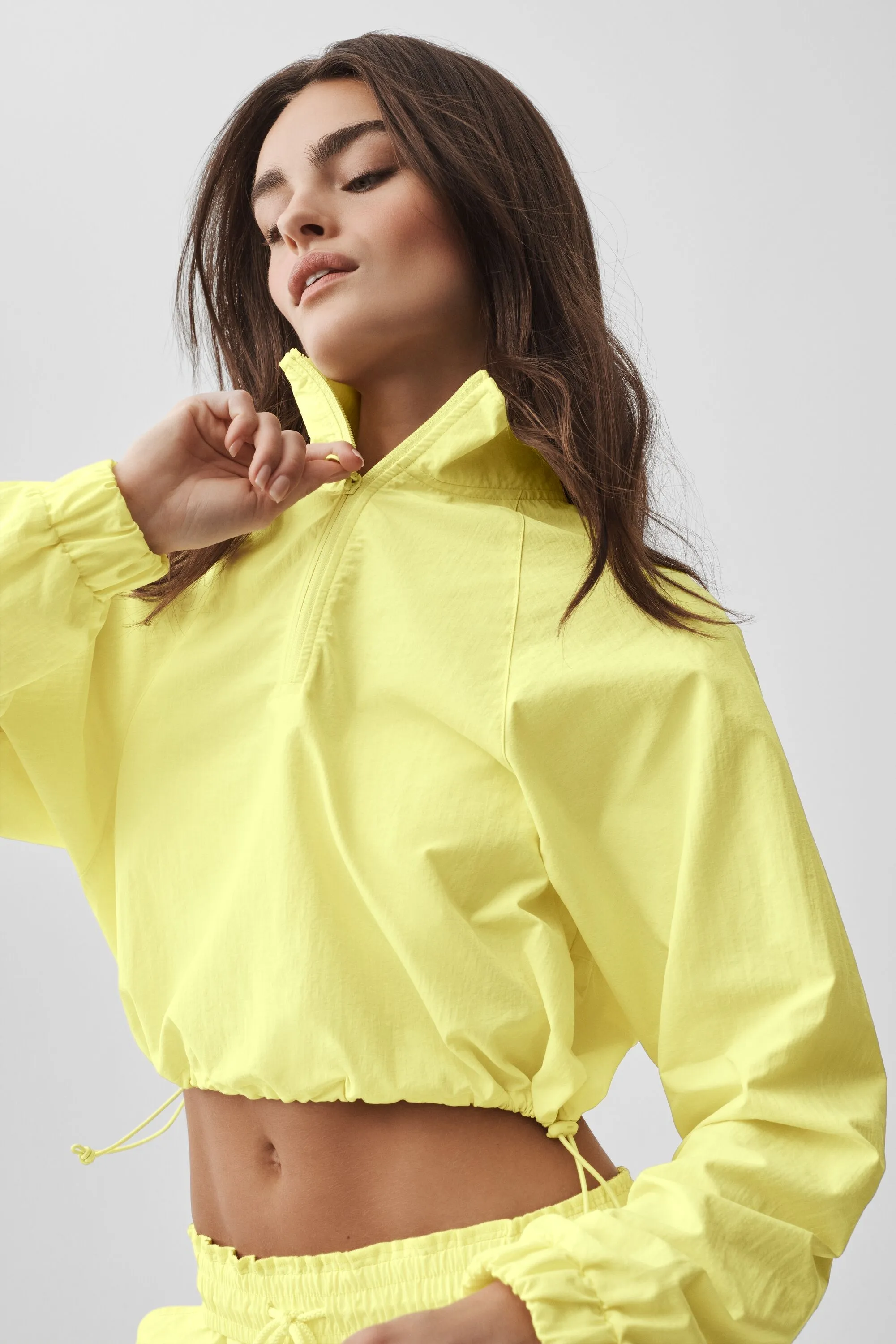 Casaco Cropped 1/4 Zip Alumni