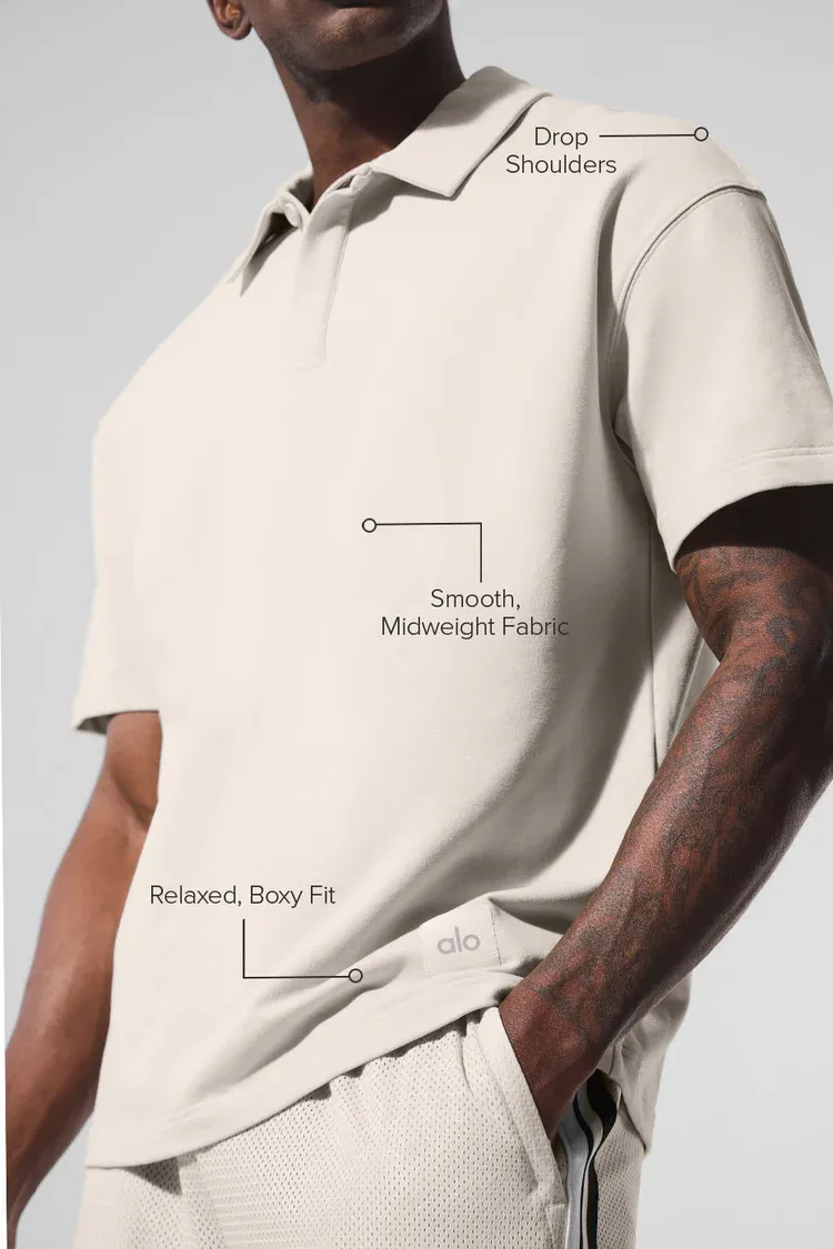 Blusa Polo Double Take Manga Curta