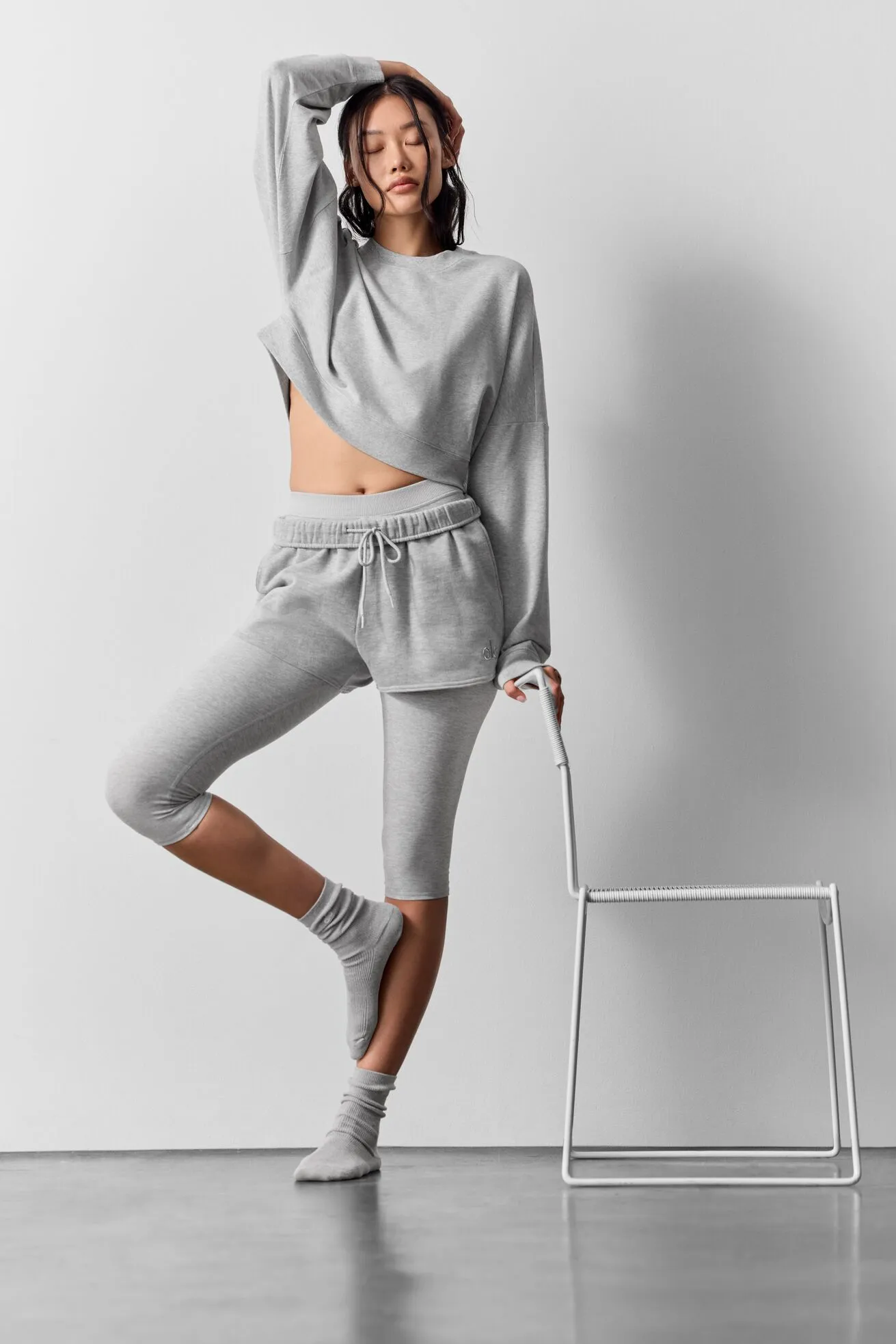 Moletom Cropped Sway Crew Neck