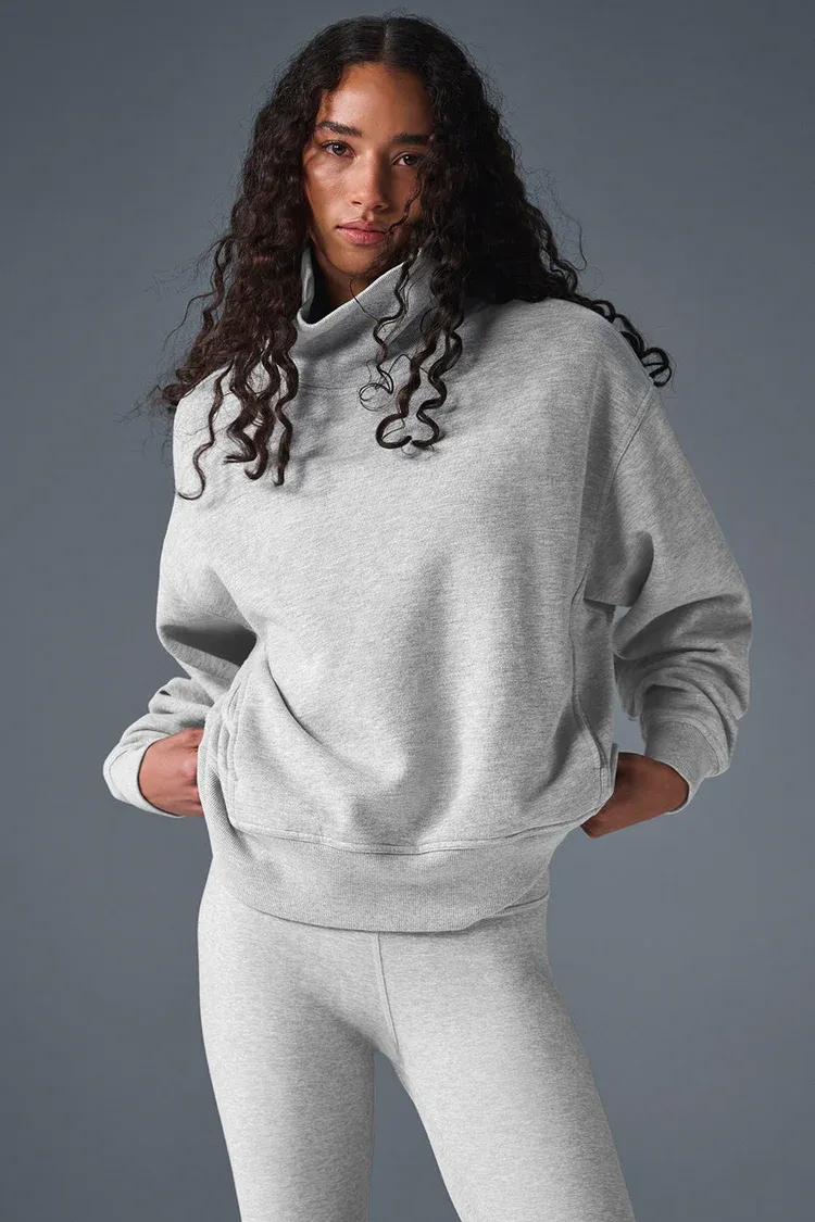 Moletom Hazy Mock Neck